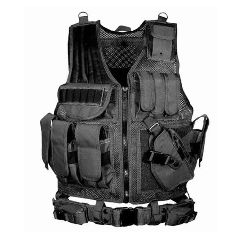 Hunting Outdoor Game - ปรับMolleเสื้อกั๊กยุทธวิธีการรักษาความปลอดภัยCombatเสื้อเกราะความปลอดภัยการล่าสัตว์กองทัพกลางแจ้งCSเกมAirsoftการฝึกอบรมแจ็คเก็ต