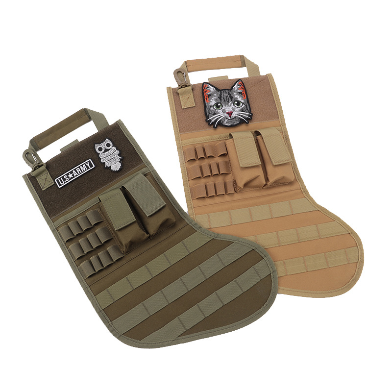 Outdoor Hunting Gifts - กระเป๋าใส่แม็กกาซีนแบบยุทธวิธี Molle สำหรับคริสต์มาส ถุงเก็บของสำหรับการล่าสัตว์กลางแจ้ง ของขวัญคริสต์มาส ถุงใส่ของ