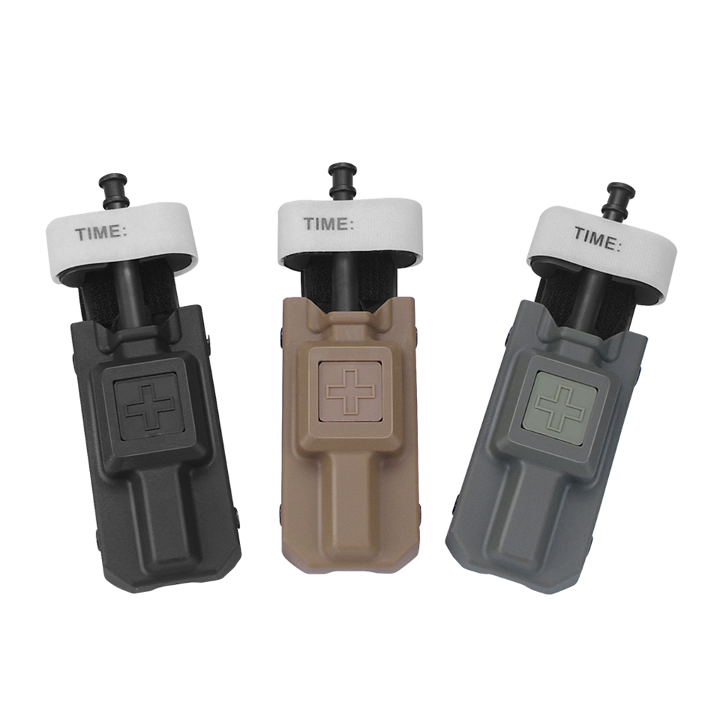Field Dressing Kit - ยุทธวิธี Tourniquet กล่องเก็บกระเป๋า EDC MOLLE แพคเกจการแพทย์ฉุกเฉินกลางแจ้ง