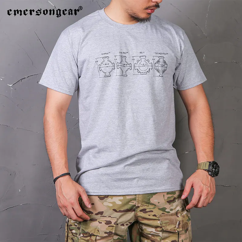 Emersongear ยุทธวิธีวัฒนธรรมเส - Outdoor Hunting T Shirts บทวิจารณ์และราคา
