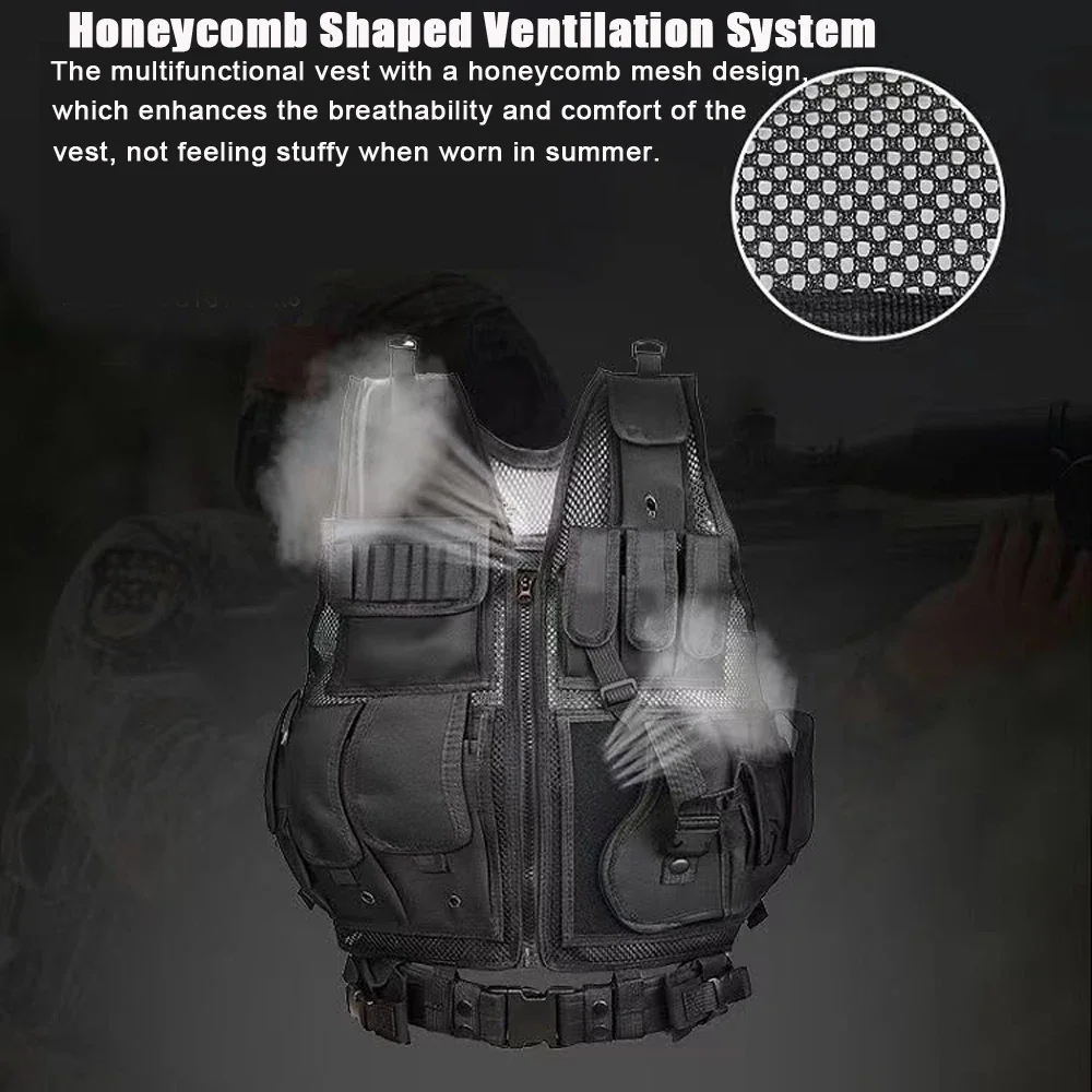 ปรับMolleเสื้อกั๊กยุทธวิธีการร - Hunting Outdoor Game บทวิจารณ์และราคา