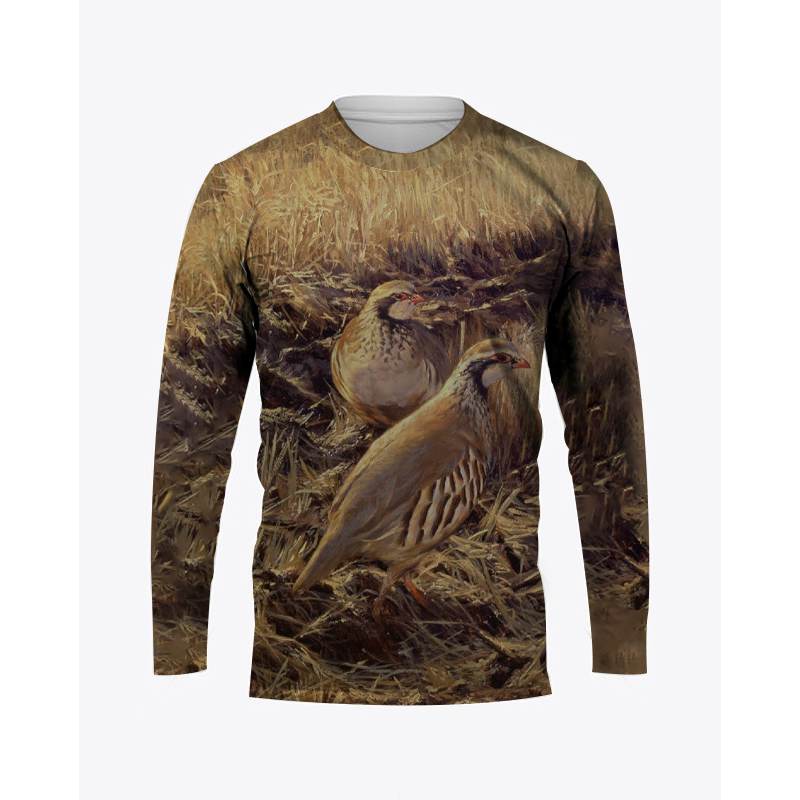 เสื้อยืดลายพรางล่าสัตว์รูป3D น - Hunting Quail บทวิจารณ์และราคา