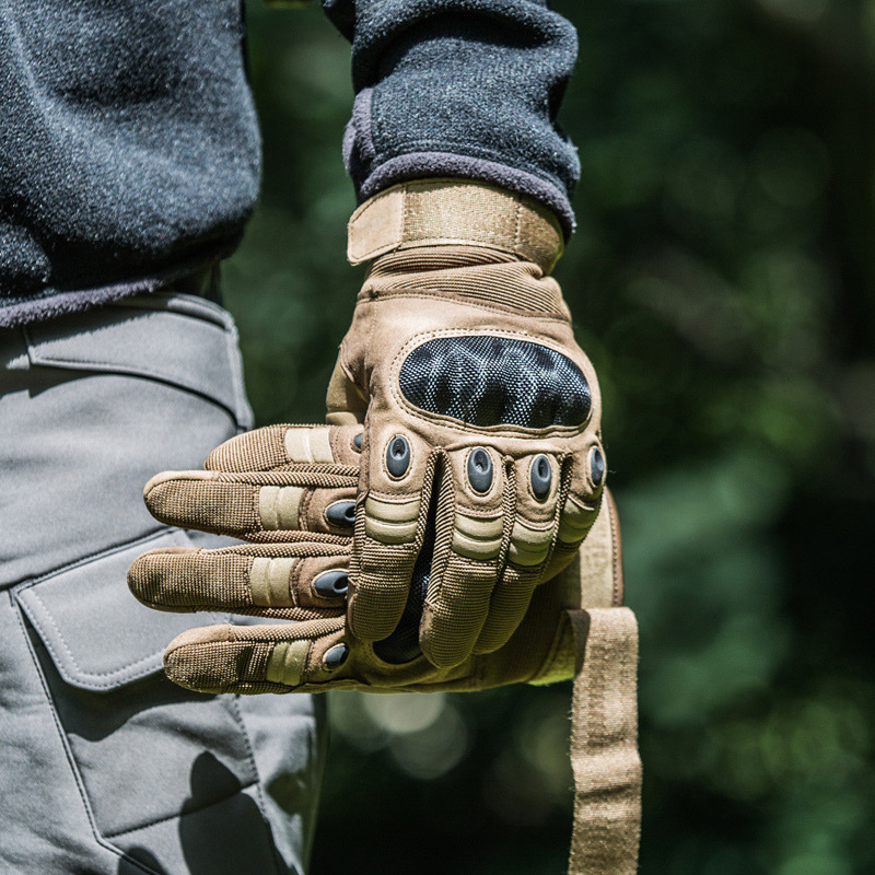 ถุงมือยุทธวิธีแบบเต็มนิ้วพร้อม - Hunting Outdoor Logos บทวิจารณ์และราคา