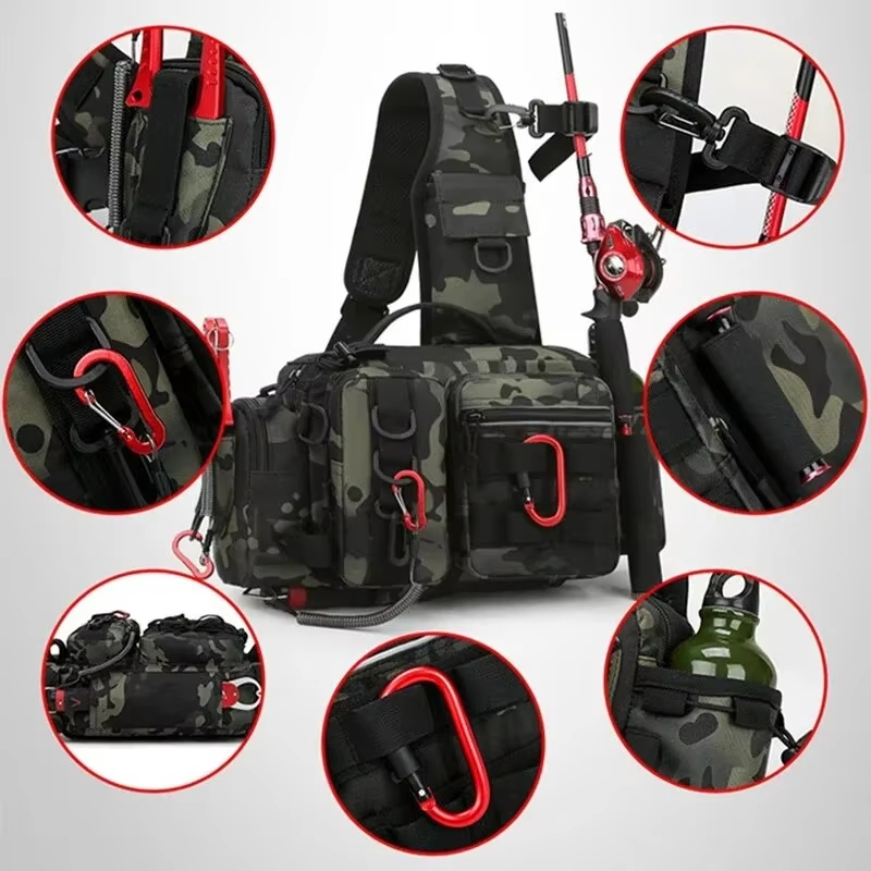 กระเป๋าคาดเอวแบบยุทธวิธีสำหรับ - Hunting Fishing Outdoor บทวิจารณ์และราคา