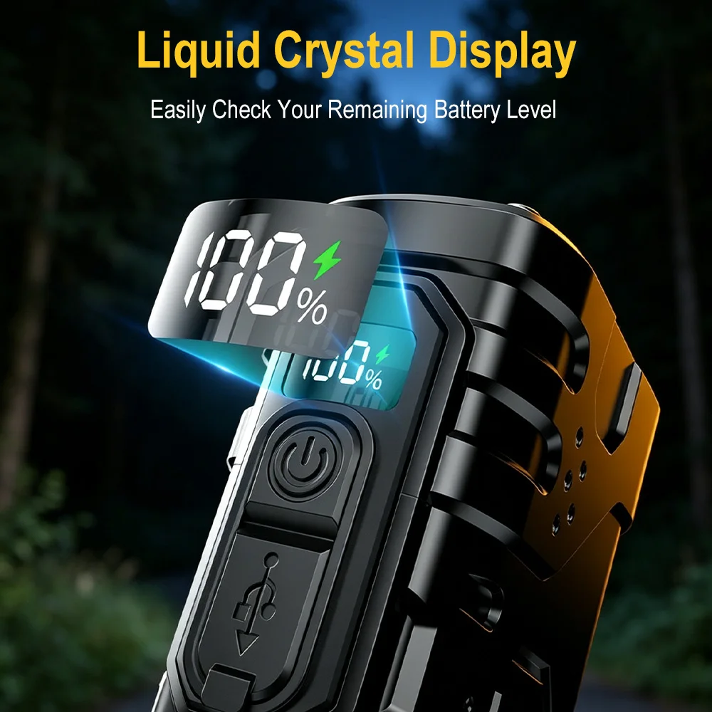BORUIiT ไฟฉาย LED แบบหมุนมือ E - Hunting Fishing Outdoor บทวิจารณ์และราคา