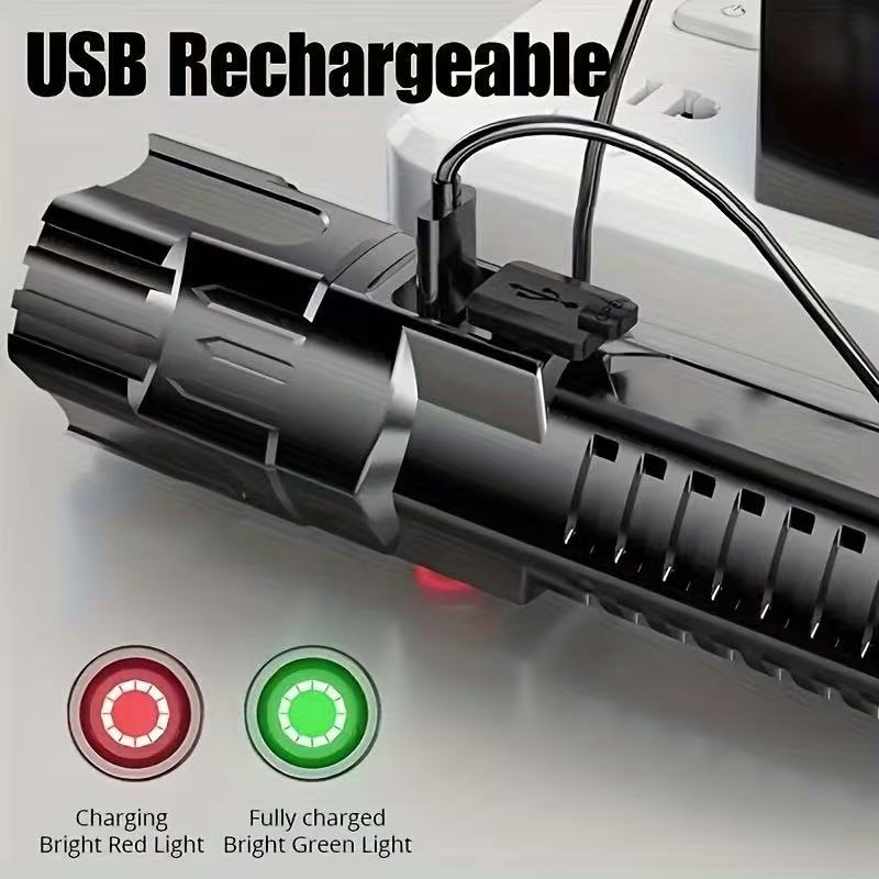 ไฟฉาย LED กำลังสูงรุ่นใหม่ ชาร - Hunting Fishing Outdoor บทวิจารณ์และราคา