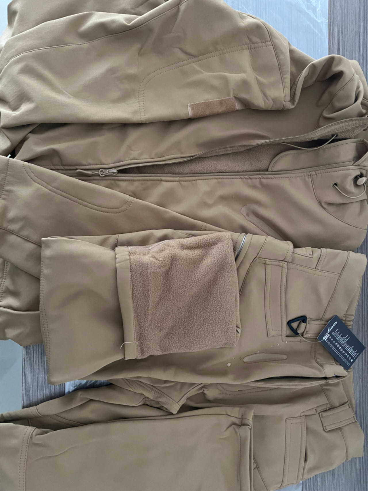 ผู้ชายทหารยุทธวิธีฤดูหนาวฤดูใบ - Outdoor Hunting Fleece บทวิจารณ์และราคา