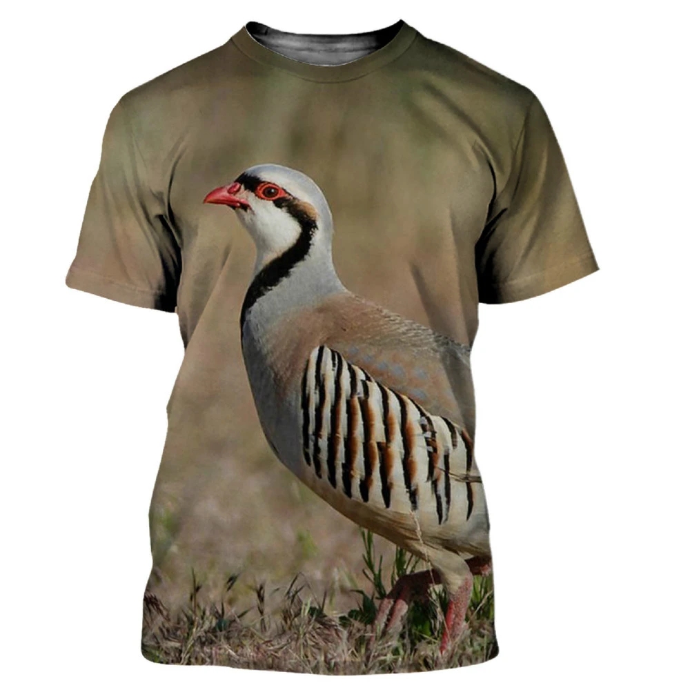 เสื้อยืดคอกลมผู้ชายลายพรางลายส - Hunting Quail บทวิจารณ์และราคา